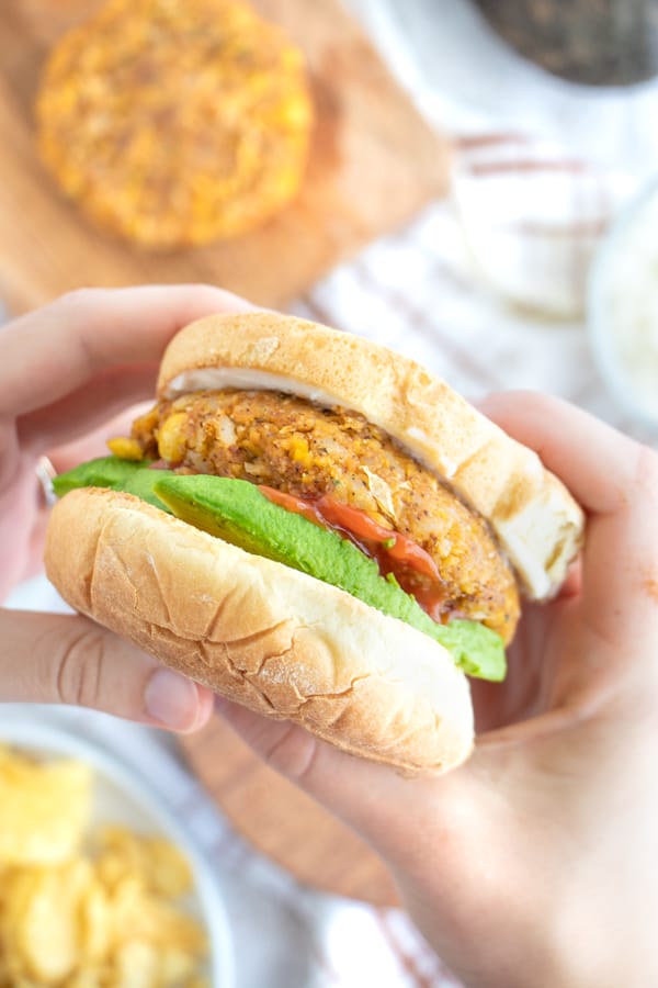 Vegetarian Chickpea Burgers