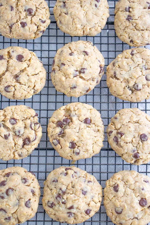 Vegan Baked Oatmeal Cookies