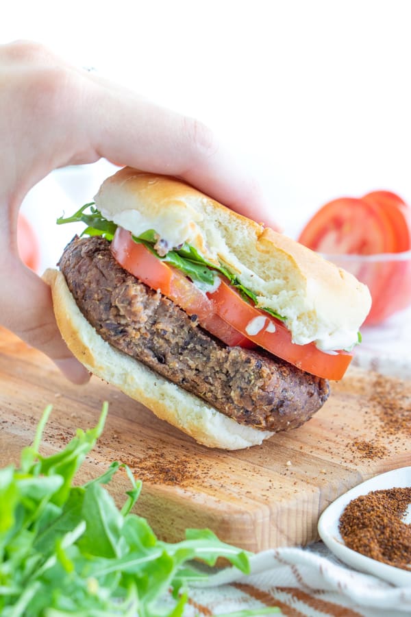 Vegan Black Bean Burger