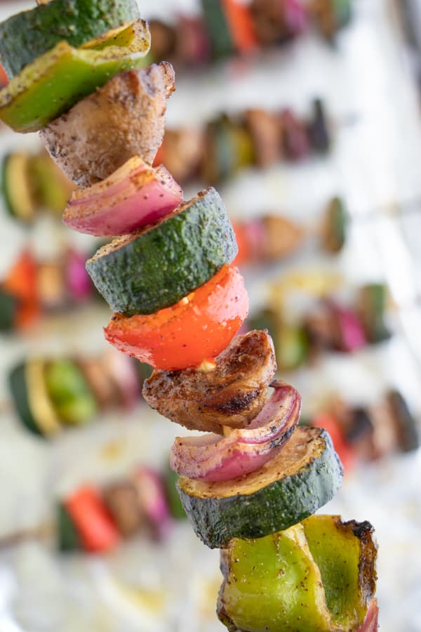 Marinated Vegetable Skewers