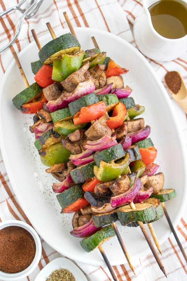 Veggie Kabobs (marinated & grilled) - plant.well