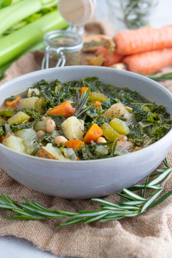 Vegan Potato Kale Soup