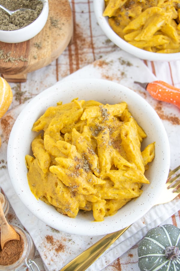 Pumpkin Pasta (creamy & vegan) - plant.well