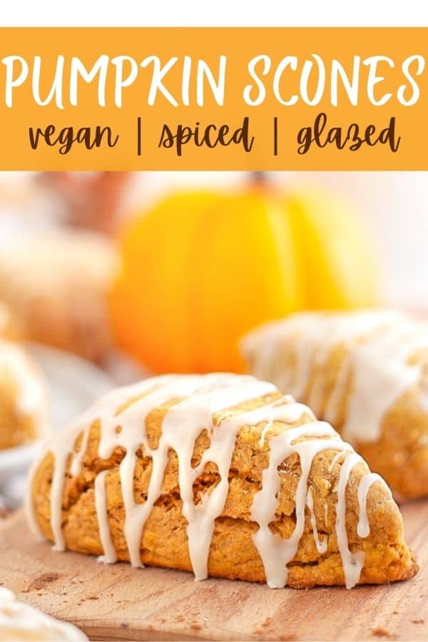 Vegan Pumpkin Spice Scones