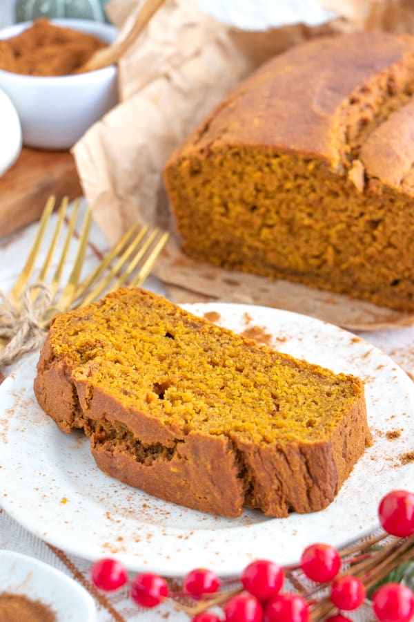 Moist Homemade Pumpkin Bread