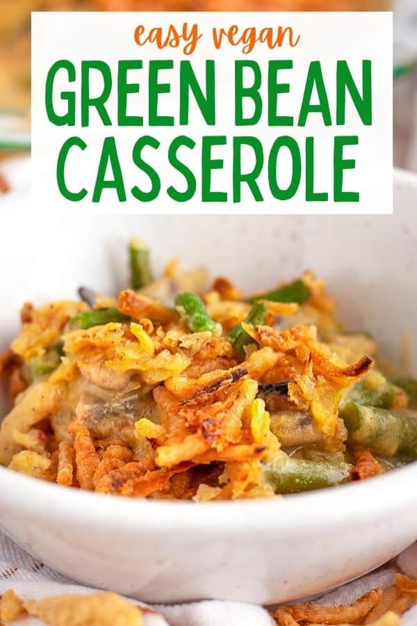 Vegan Green Bean Casserole Easy