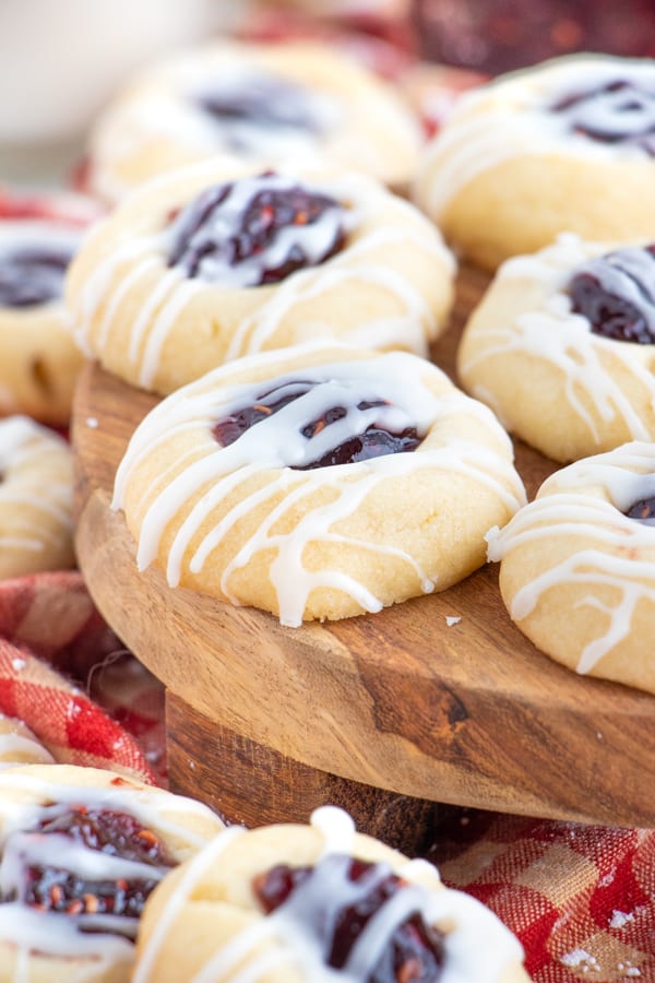 Vegan Almond Thumbprint Cookies