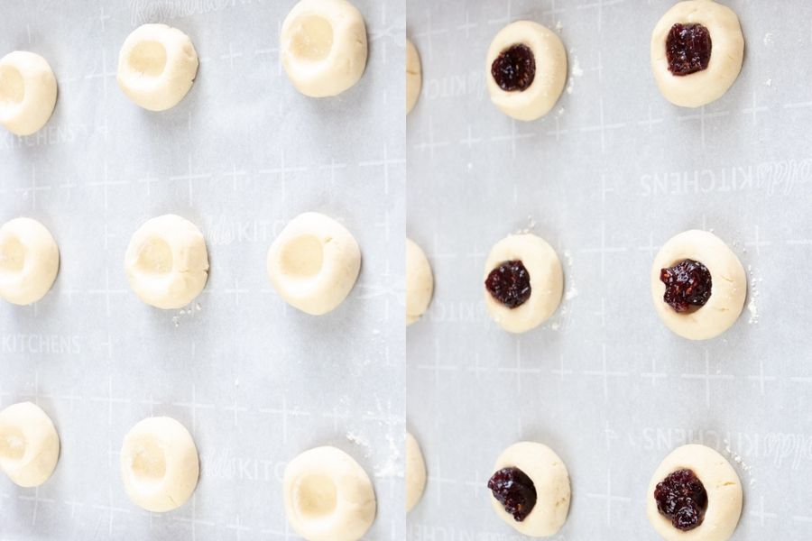 Thumbprint Cookies with Jam