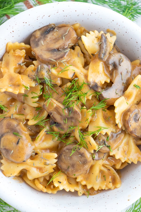 Vegan Stroganoff