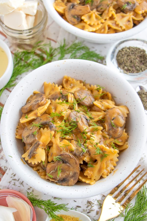 Vegan Beef Stroganoff