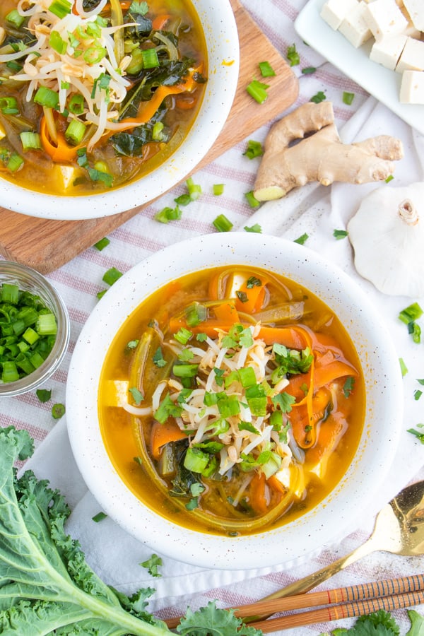 Vegan Miso Soup (Fresh & Tangy) - plant.well