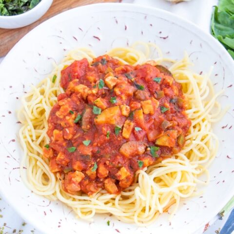 Recipe for Vegetarian Spaghetti