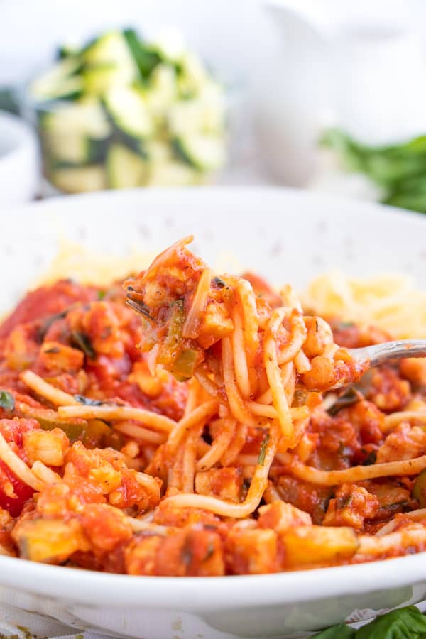 Recipe for Vegan Spaghetti