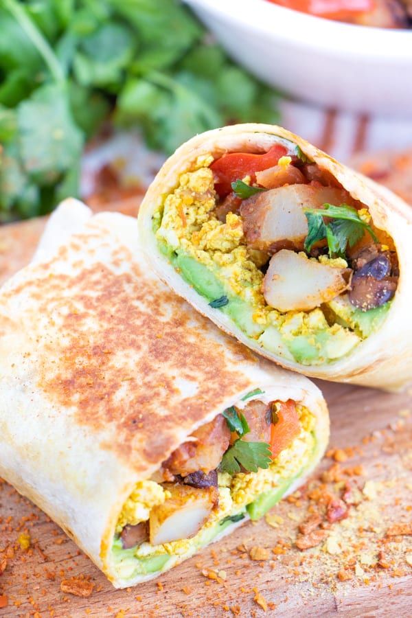 Vegan Breakfast Burrito Recipe