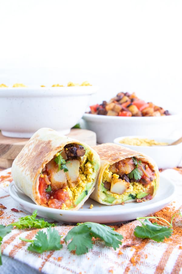 Tofu Breakfast Burrito