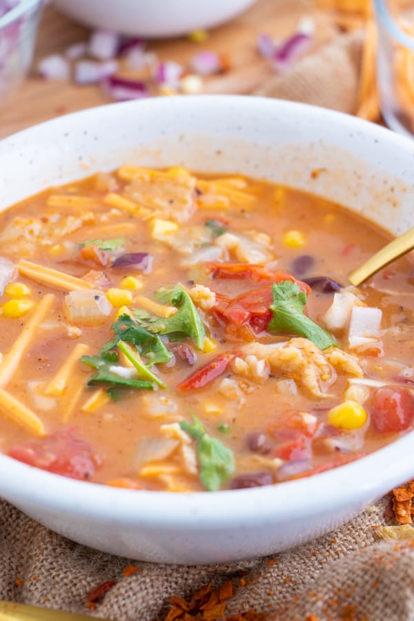 Vegan Tortilla Soup