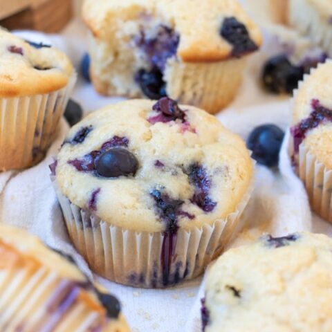 Blueberry Muffins Eggless