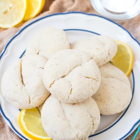 Vegan Lemon Sugar Cookies