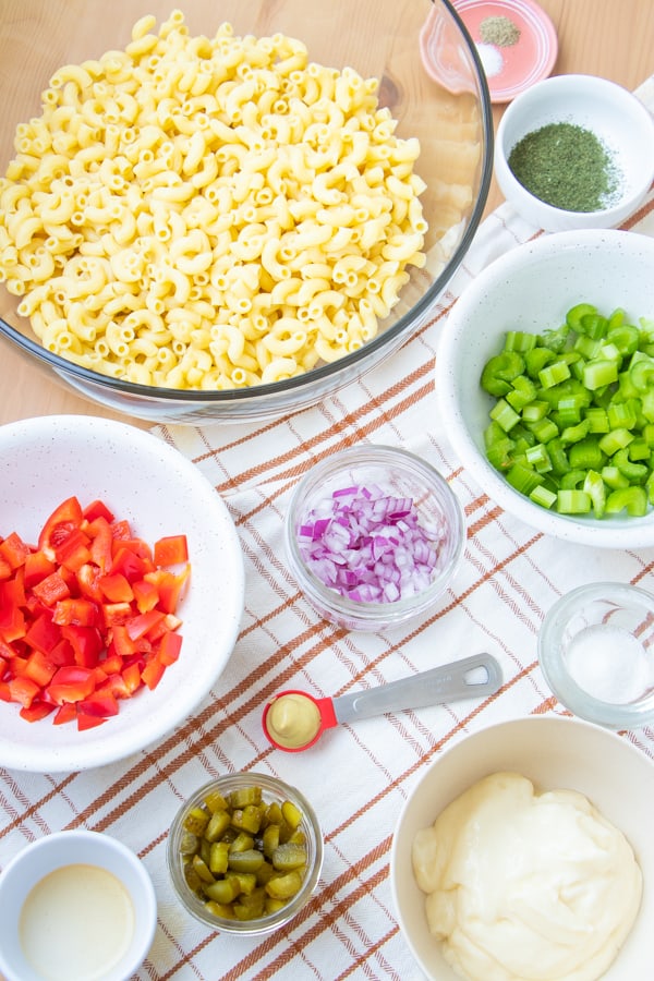 Easy Vegan Macaroni Salad