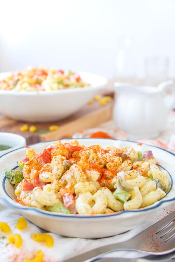 Vegetarian Macaroni Salad