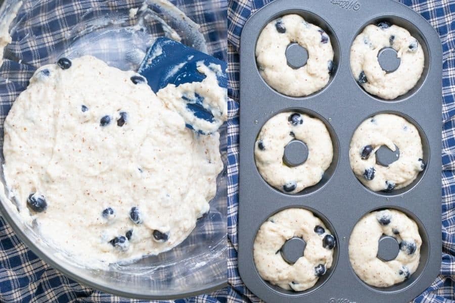 Easy Blueberry Donuts