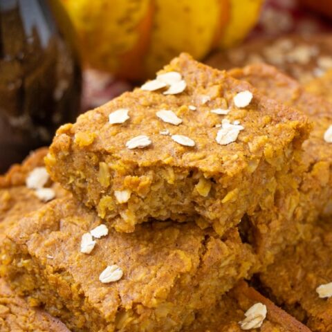 Baked Oatmeal with Pumpkin
