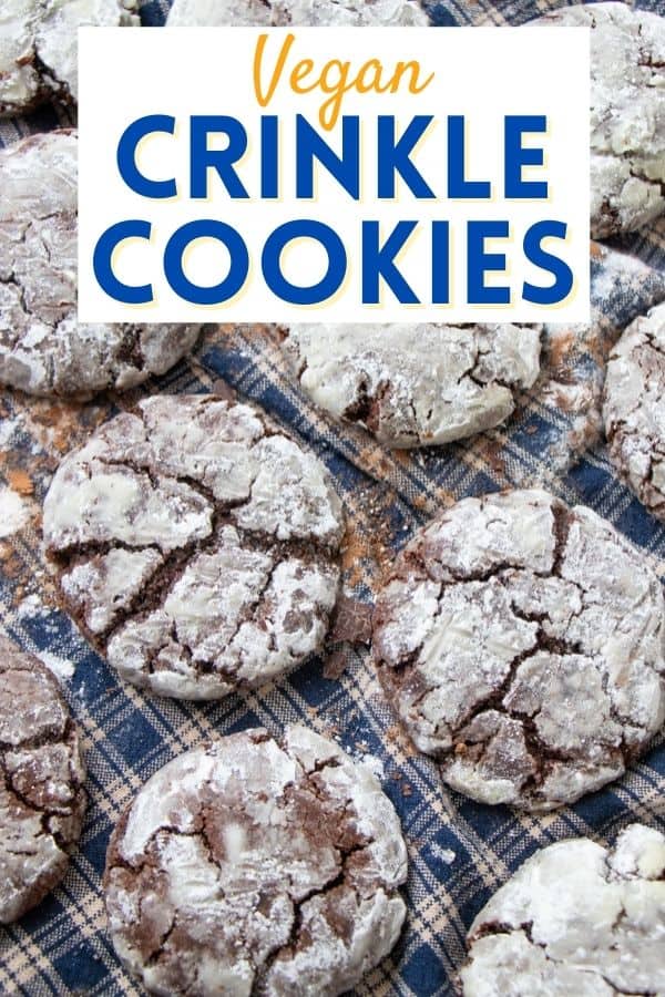Vegan Crackled Cookies