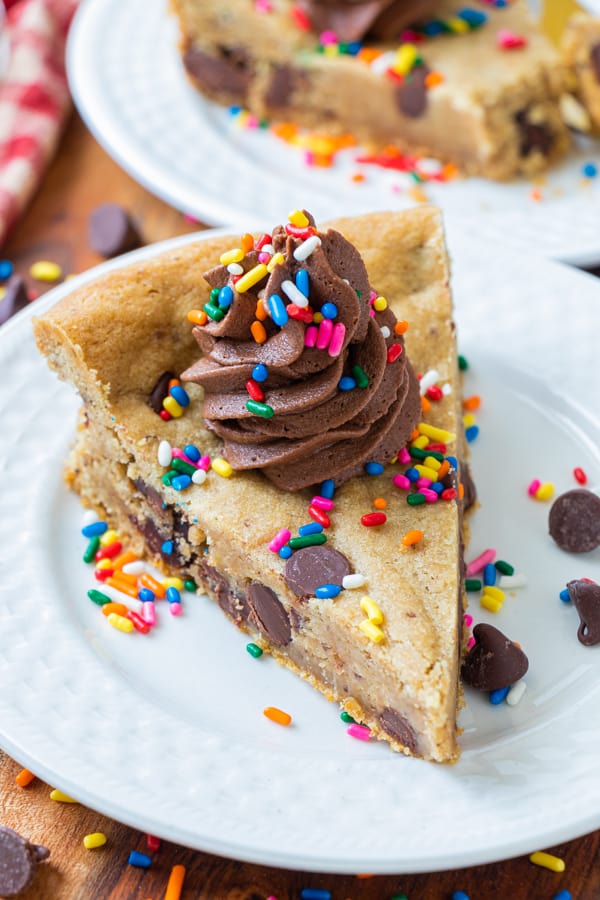 Cake Slice on White Plate